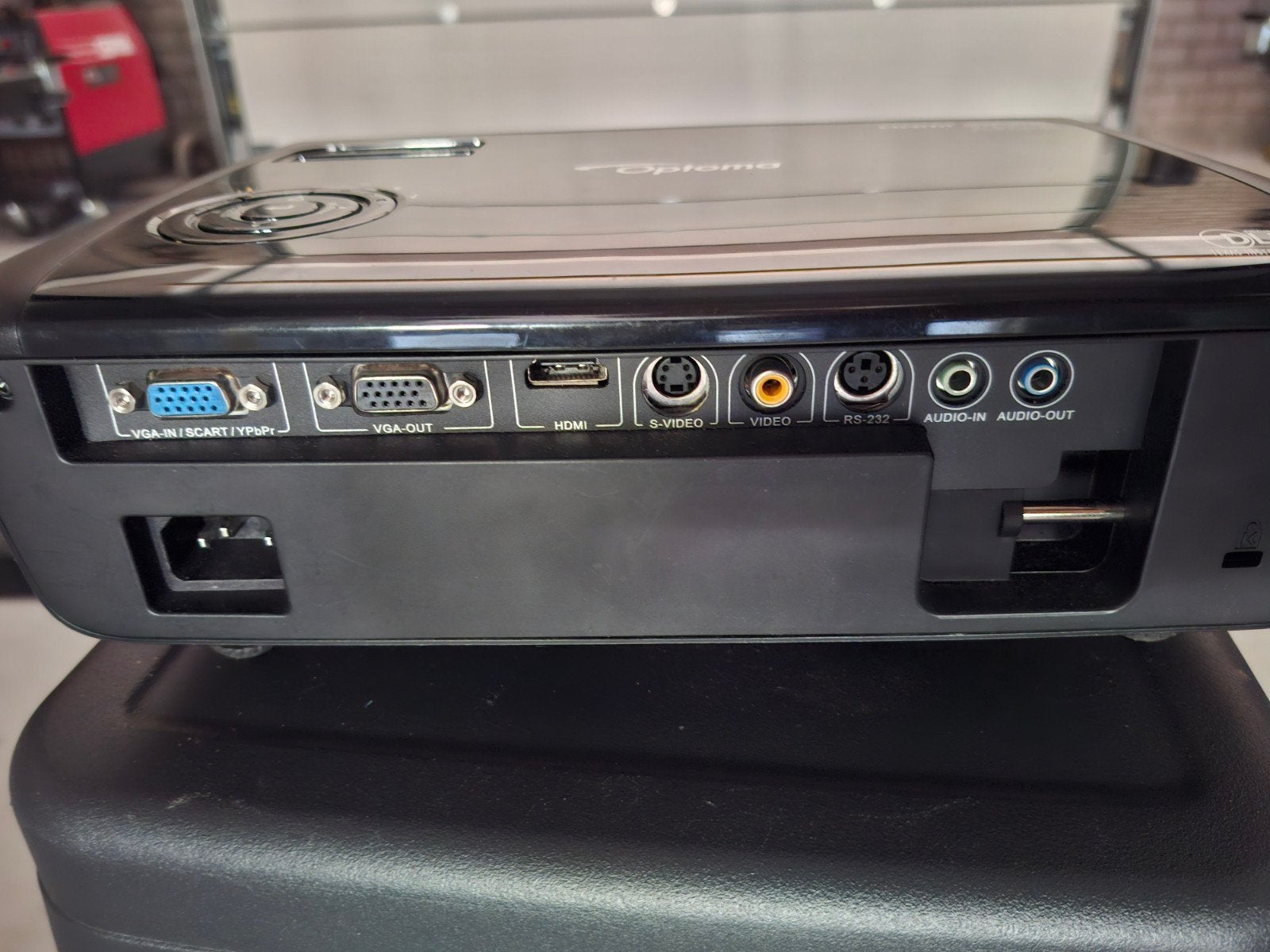 Optoma DLP Projector - Lamp werkt, geen beeld, Gebruikt, Ophalen of Verzenden, DLP, Overige resoluties