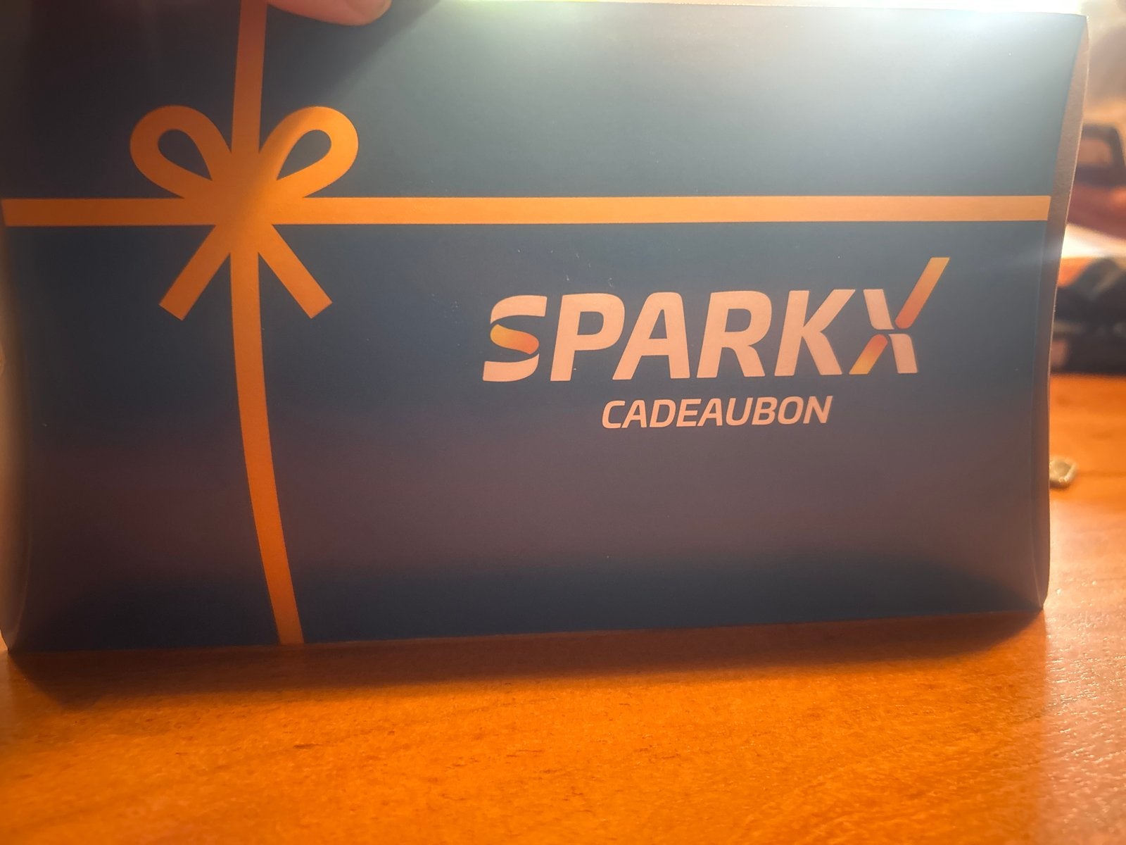 Sparkx cadeaubon, 2 uur, Tickets en Kaartjes, Eén persoon, Cadeaubon