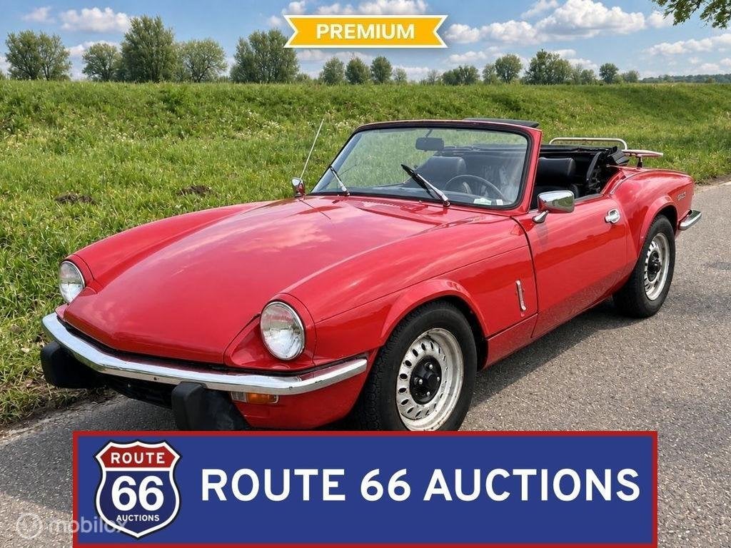 Triumph Spitfire Mk 4 | 1972 | Route 66 Auctions, Auto's, Overige carrosserieën, Triumph, Zwart, Bedrijf