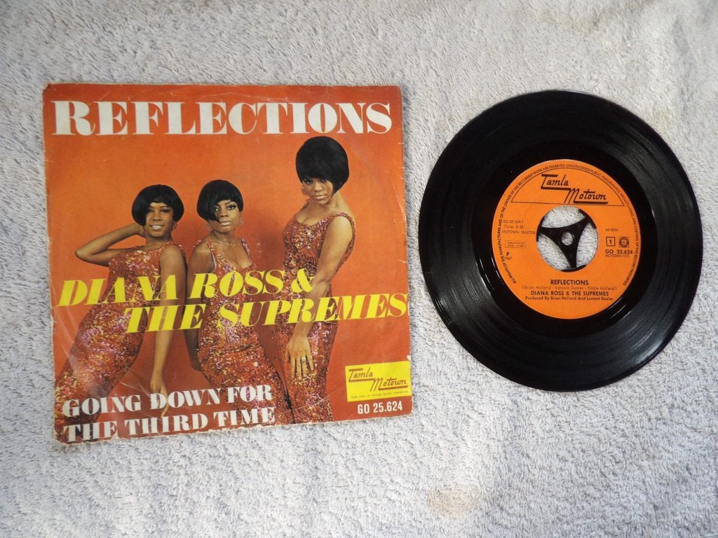 The Supremes - reflections ( soixties ), Gebruikt, 7 inch, Ophalen of Verzenden, Fotohoes