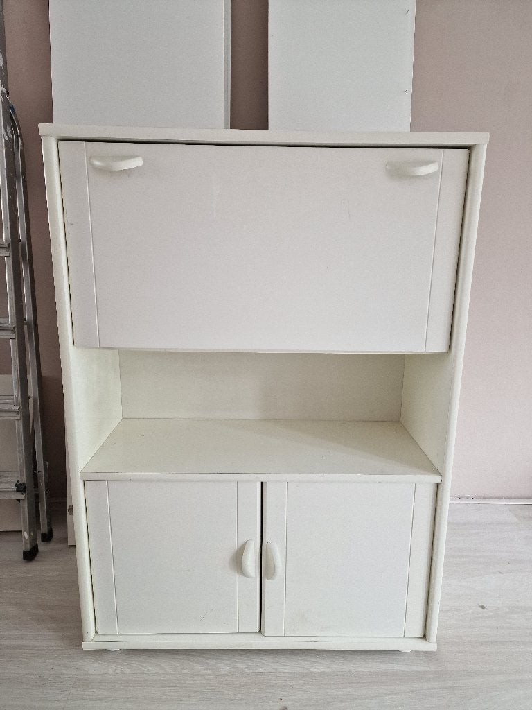 White kast, Ophalen, 50 tot 100 cm, Zo goed als nieuw, Minder dan 100 cm