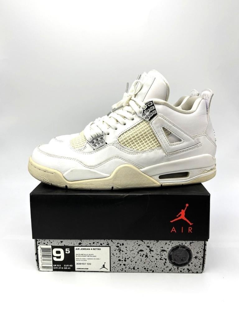 Nike Air Jordan 4 Retro Pure Money (2017) US9.5 43, Kleding | Heren, Schoenen, Overige kleuren, -, Verzenden, -