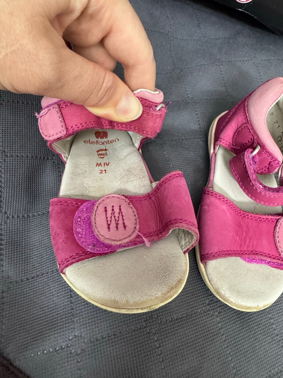 Roze Elefanten sandalen maat 21, Ophalen of Verzenden, Gebruikt, Meisje, Schoentjes