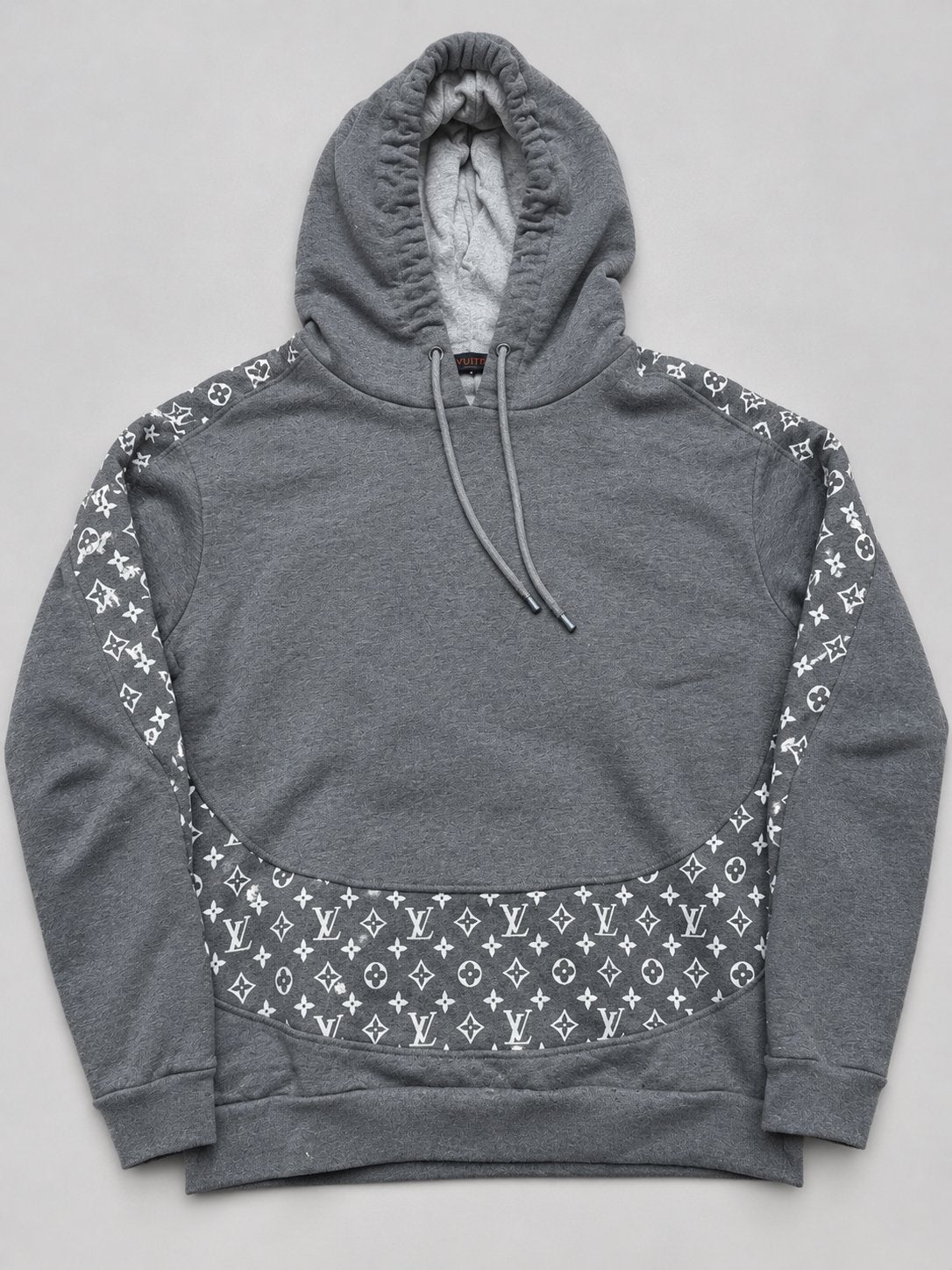 Louis Vuitton Sweater S - Grijs met Monogram Details, Ophalen of Verzenden, Zo goed als nieuw