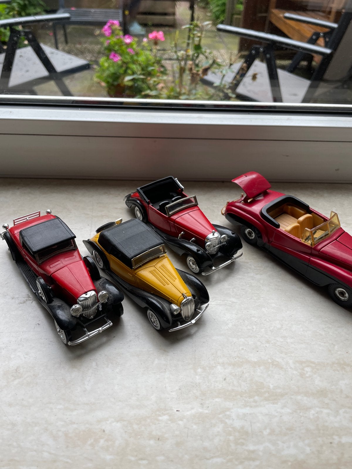 Set van 4 Solido en Corgi Oldtimer Modelauto's, Ophalen of Verzenden, Gebruikt