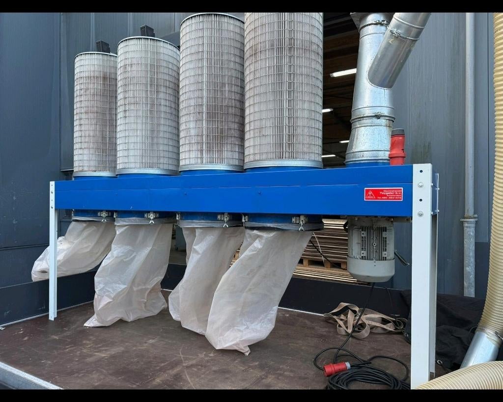 4 zaks afzuiger met fijnstof filters en automatische klopper, Ophalen of Verzenden