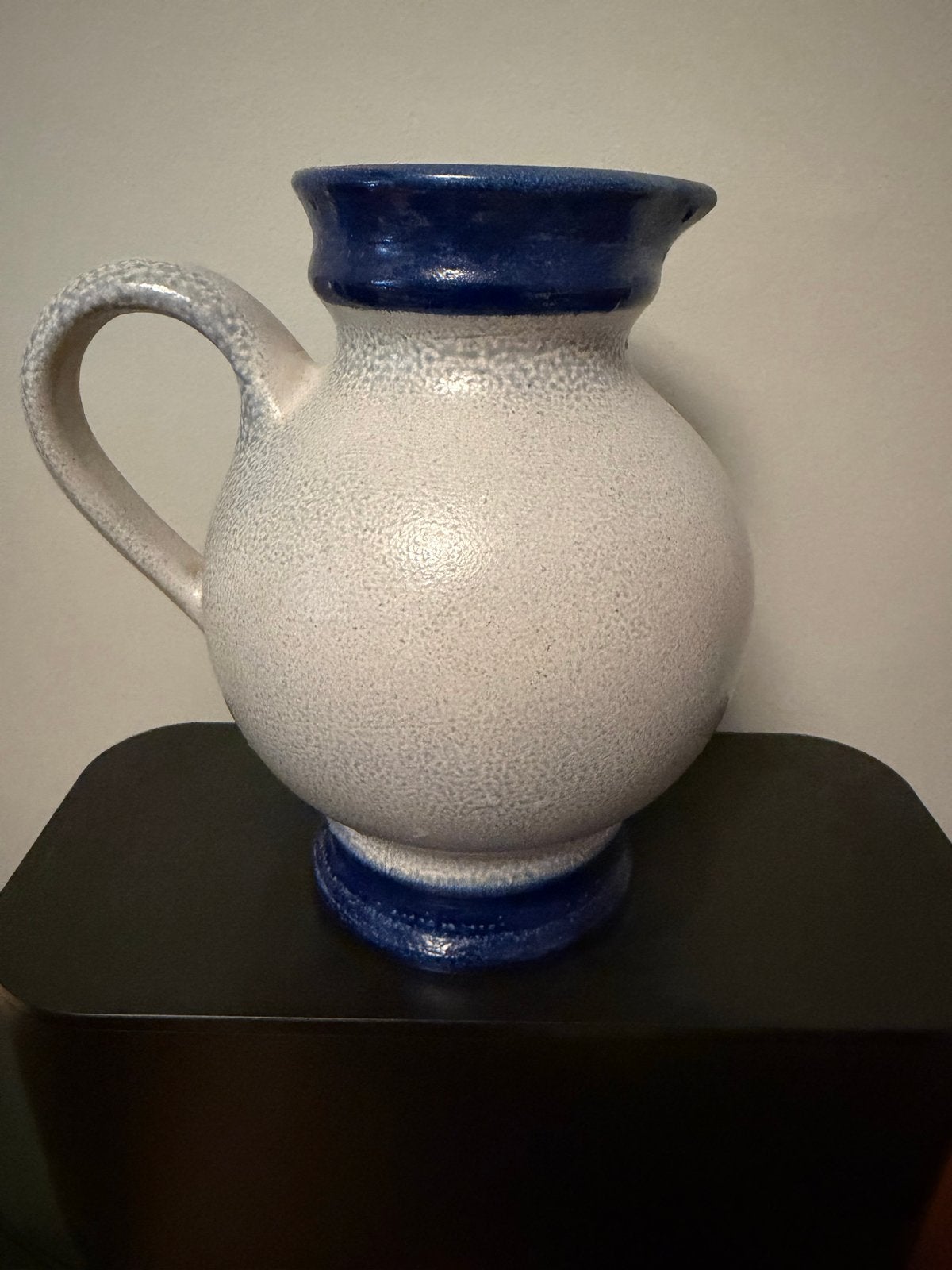 Vintage Westerwald Keramiek Kruik - Kobaltblauw Decor, Ophalen of Verzenden