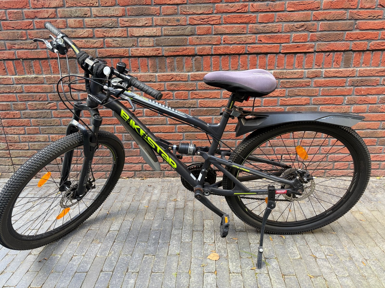 BIKESTAR Mountainbike 26 inch - Volledig geveerd, Fietsen en Brommers, Gebruikt, Meer dan 20 versnellingen, Schijfrem, 53 tot 57 cm
