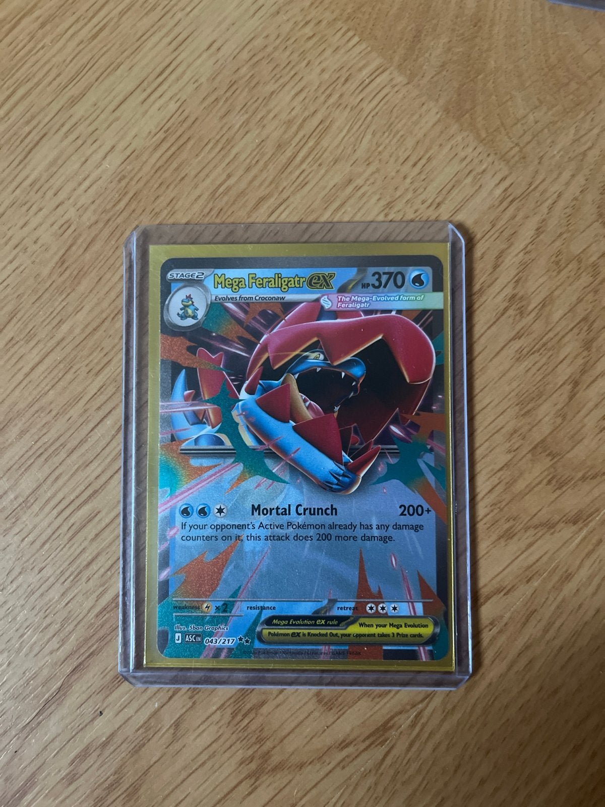 Mega Feraligatr EX - Ascended Heroes Pokémon Kaart, Hobby en Vrije tijd, Verzamelkaartspellen | Pokémon, Ophalen of Verzenden