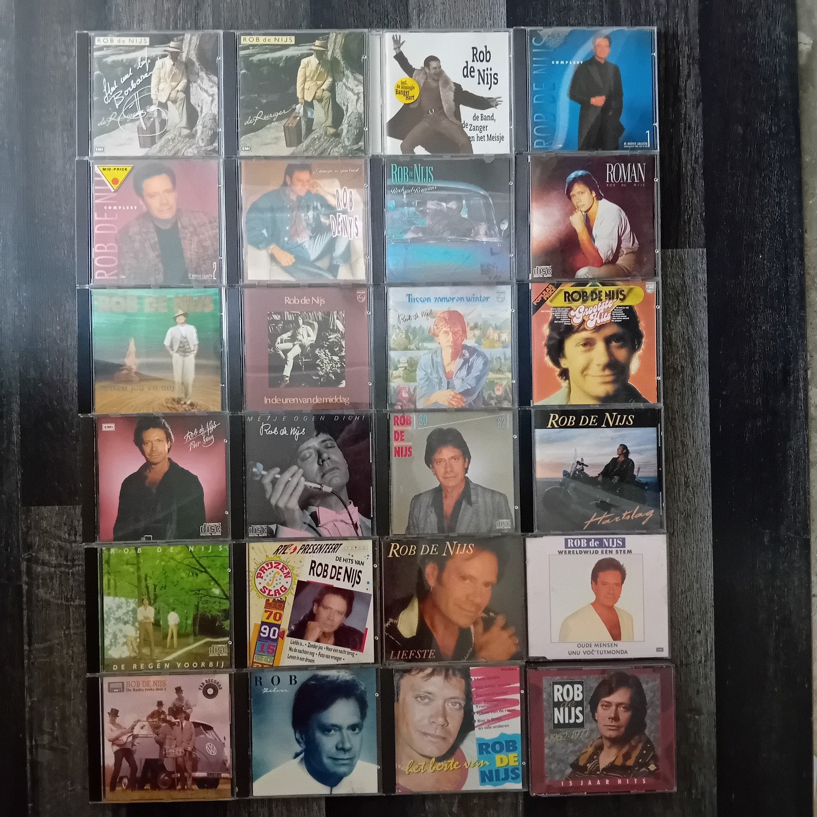 Rob de Nijs CD collectie - 24 verschillende voor één prijs., Ophalen of Verzenden, Gebruikt, Levenslied of Smartlap