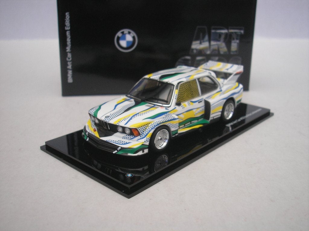 Art Car Bmw 320i E21 Turbo 1977 1/43 Norev Roy Lichtenstein, Ophalen of Verzenden, Nieuw, Auto, Norev