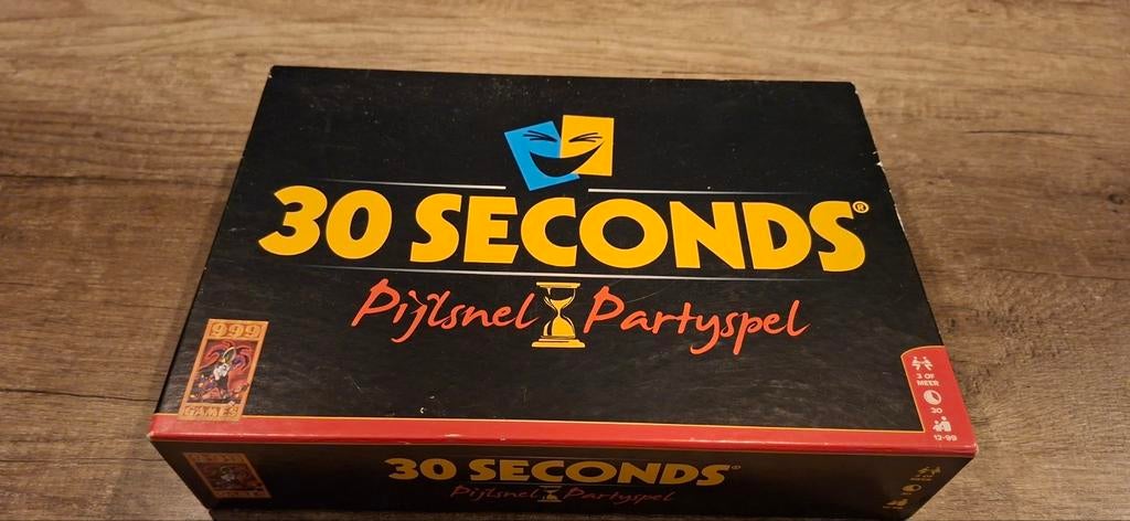 30 seconds spel, Hobby en Vrije tijd, Drie of vier spelers, Ophalen of Verzenden, Zo goed als nieuw, 999 Games bv