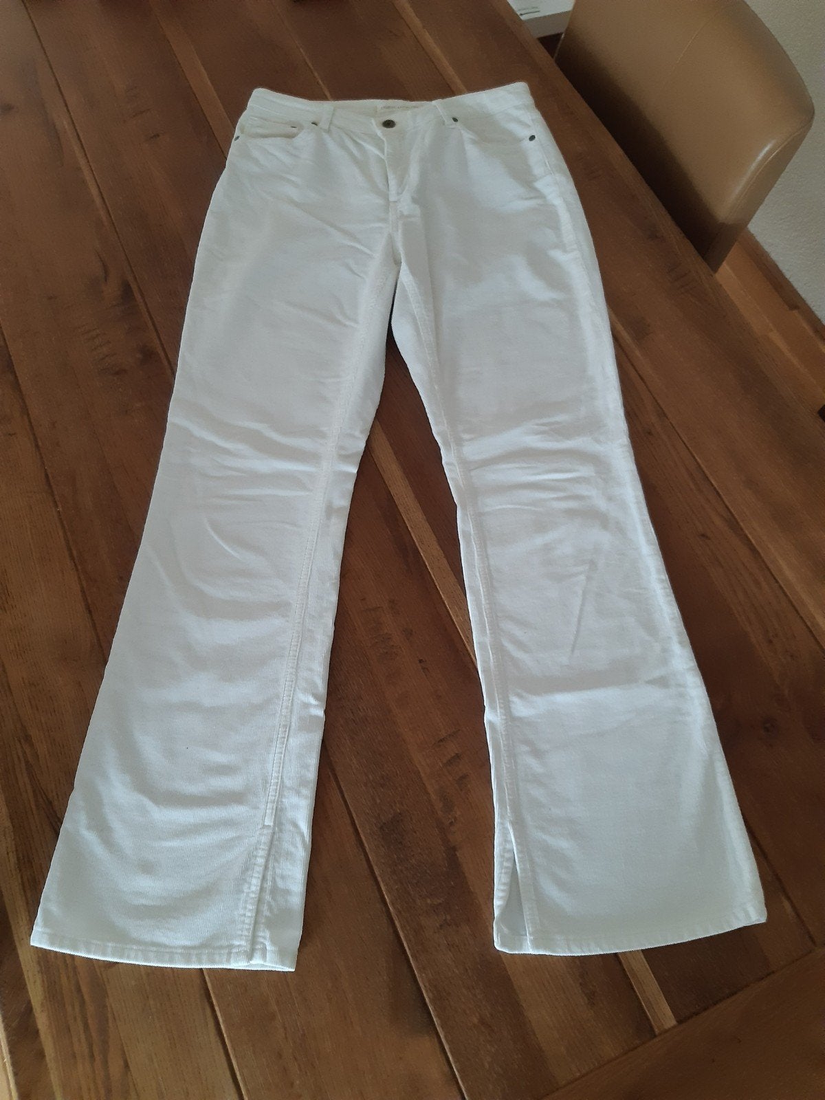 Mooie Studio Anneloes ribbroek, bootcut, wit, mt M, Maat 38/40 (M), Studio Anneloes, Verzenden, Wit