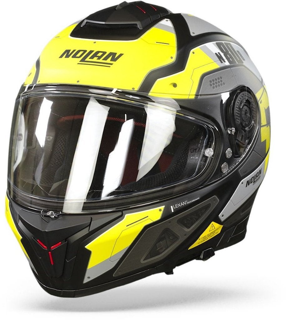 Nolan N80-8 starschream flat black/yellow, Motoren, Kleding | Motorhelmen, Nieuw met kaartje, XXS, Nolan, Ophalen of Verzenden