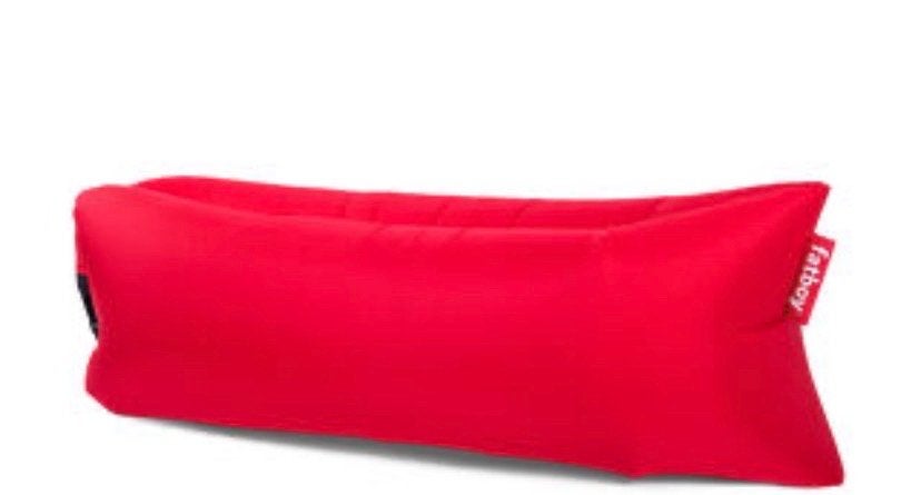 Fatboy Lamzac L Red - Opblaasbare Zitzak, Ophalen of Verzenden, Zo goed als nieuw, Rood, Zitzak