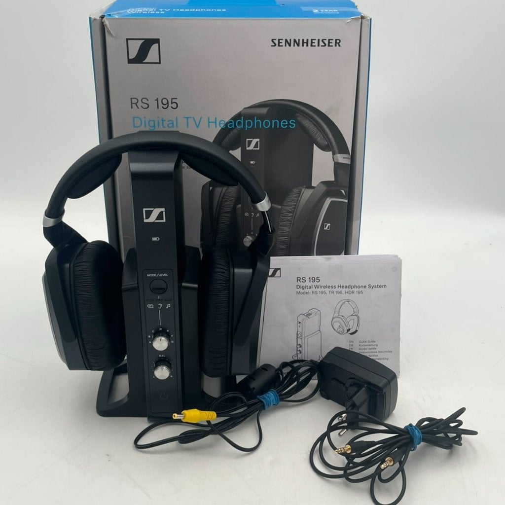 Sennheiser RS 195 draadloze koptelefoon televisie -Showmodel, Sennheiser, Zo goed als nieuw, https://www.sennheiser.com/global-contact