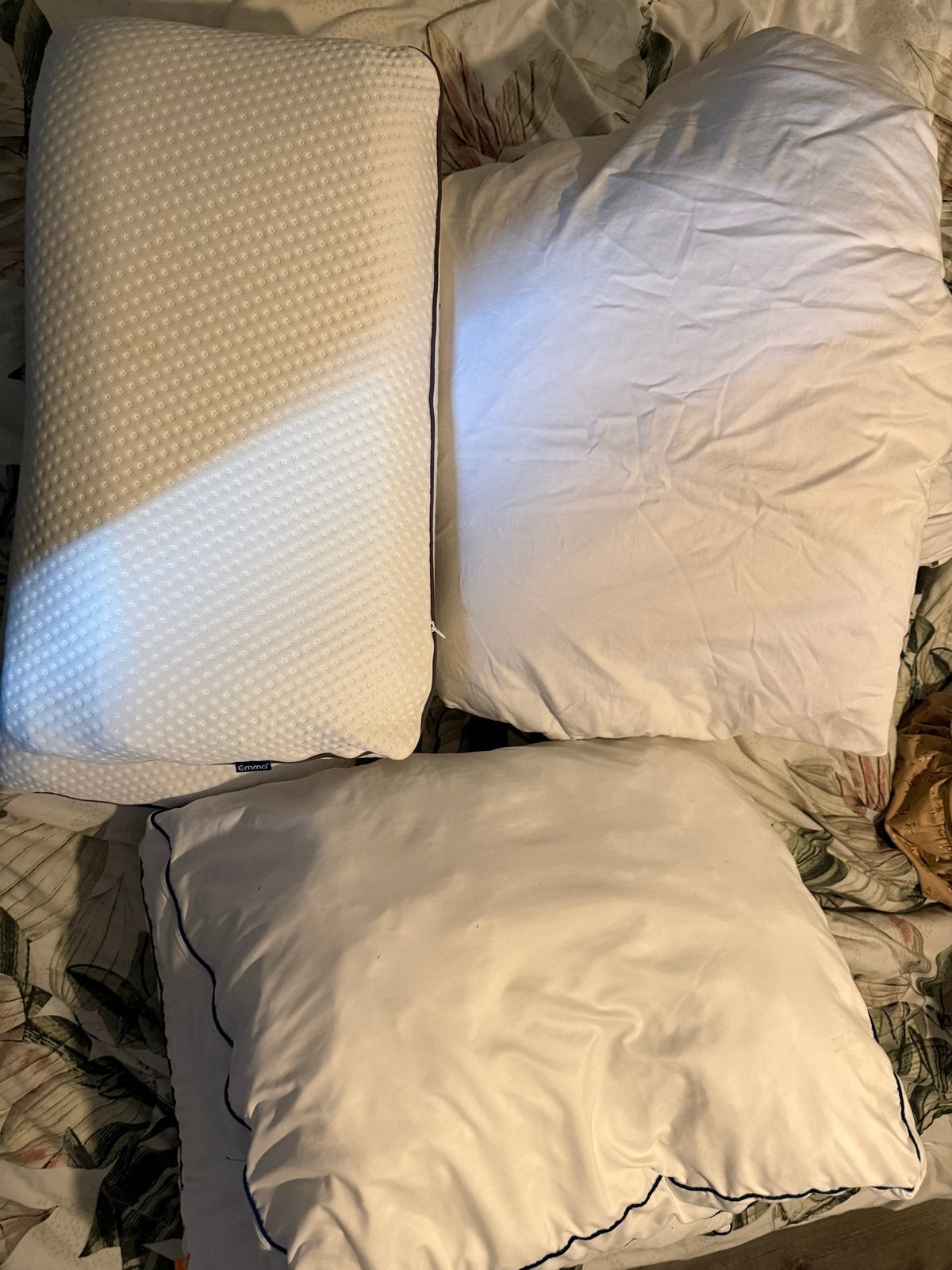 Emma Sleep Dekbed en 4 Kussens gewassen, Huis en Inrichting, Gebruikt, Wit, Beddengoedset, Overige materialen