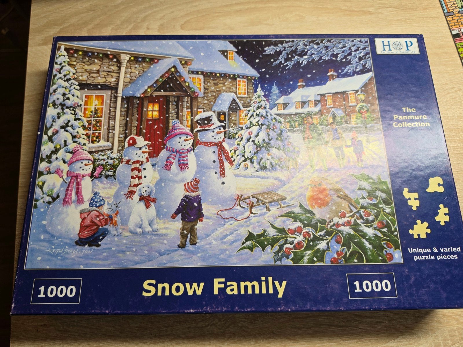 Snow family HOP 1000 st, Ophalen, 500 t/m 1500 stukjes, Zo goed als nieuw