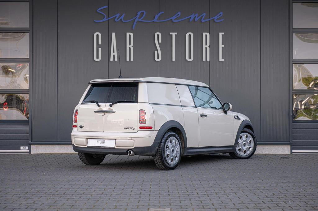 Mini Clubman 1.6 Cooper D I R55 I Clubvan! I Airco I Uniek!, Auto's, Voorwielaandrijving, Elektrische ramen, Gebruikt, 4 cilinders