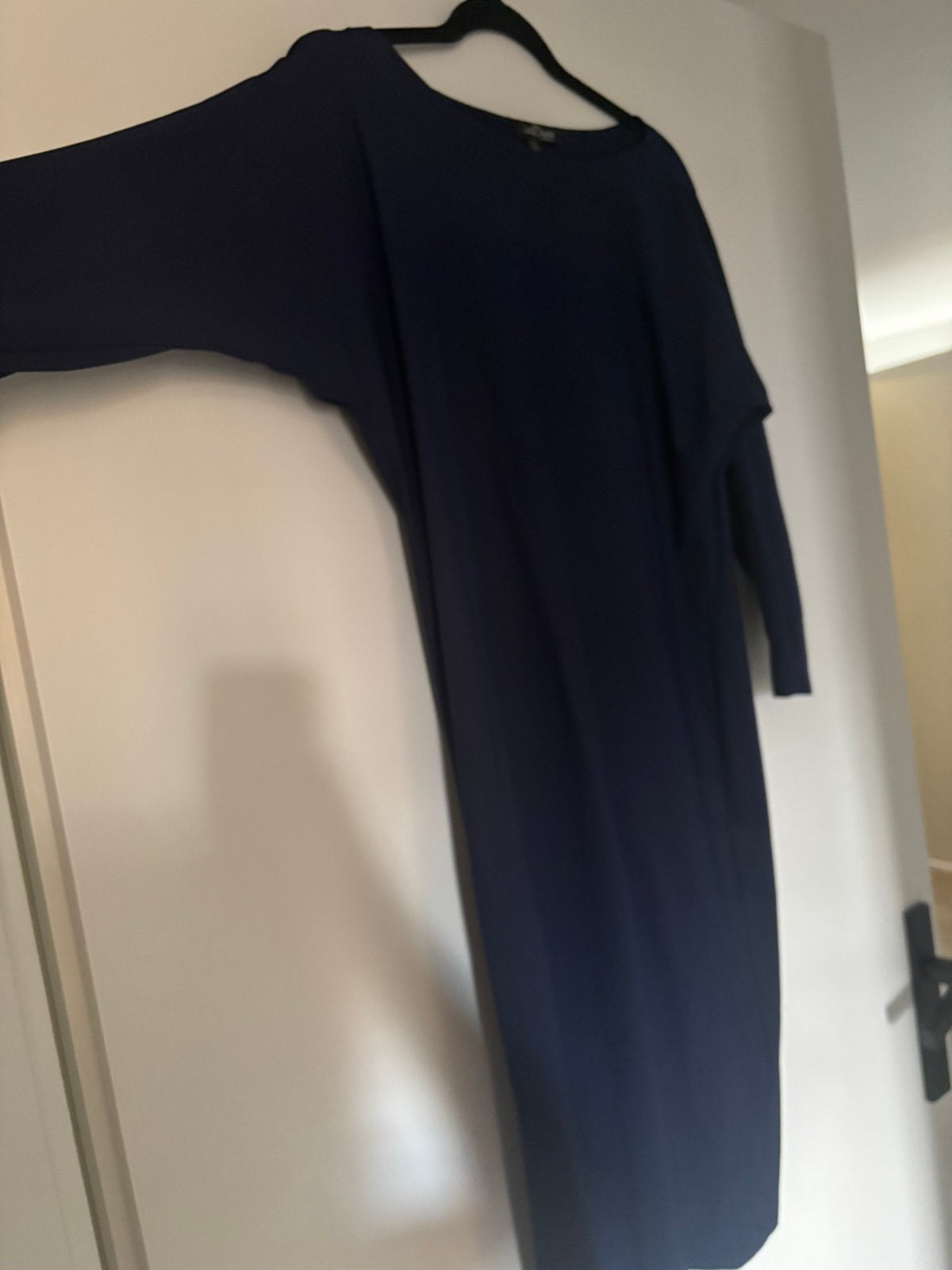 Ladress jurk xs diep donkerblauw  nieuw, Ophalen of Verzenden, Nieuw, Maat 36 (S), Blauw