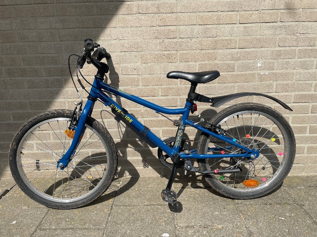 BTWIN Riverside 20 inch Decathlon Kinderfiets, Ophalen, Gebruikt, Velgrem, Versnellingen