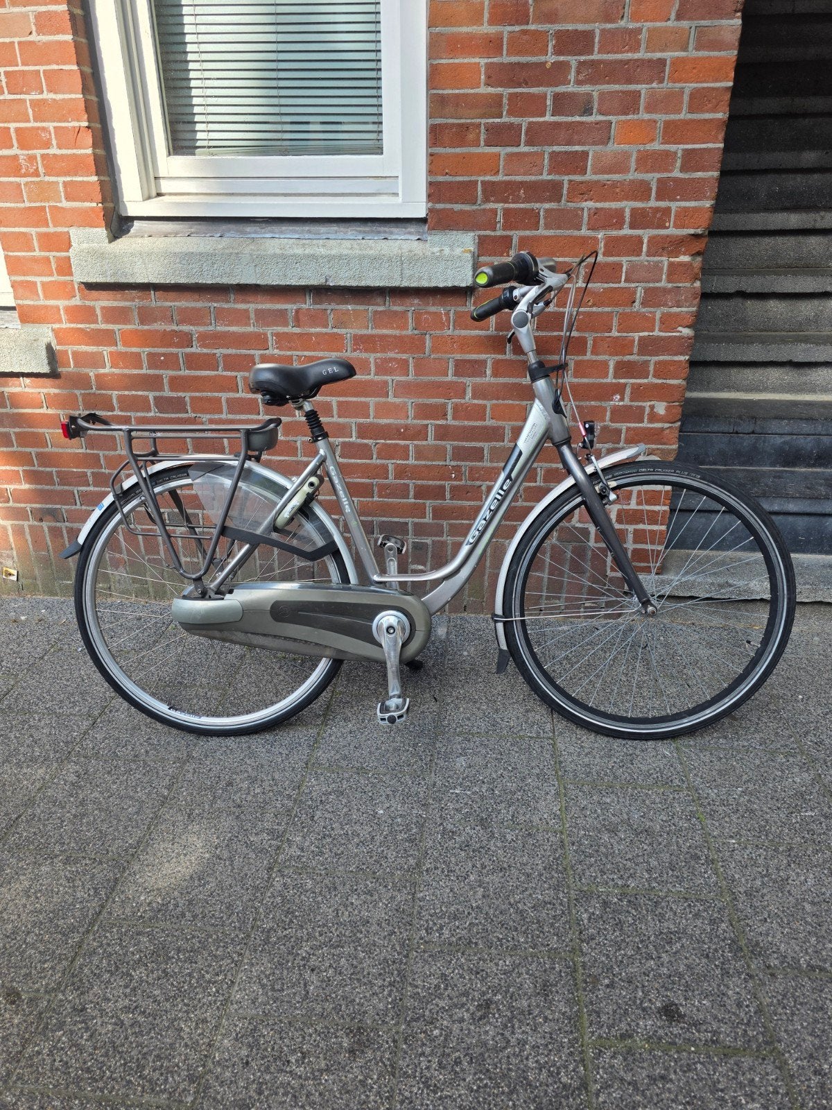 Gazelle orange damesfiets 28 inch with 7 gears, Fietsen en Brommers, Fietsen | Dames | Moederfietsen, Ophalen, 2 zitjes, 47 tot 50 cm