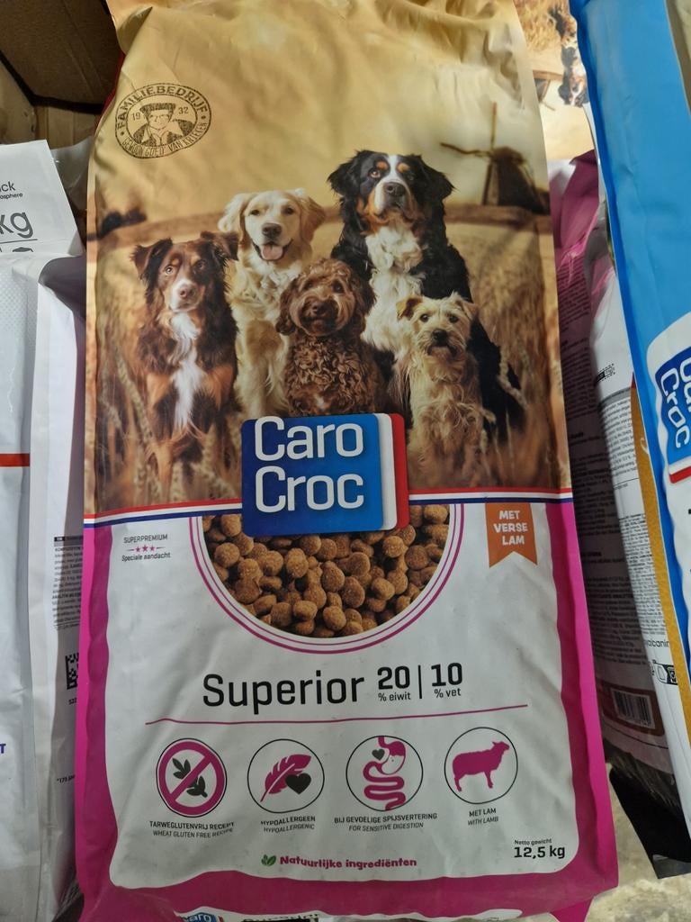 Carocroc Superior 4x 12,5kg. Allemaal in 1 keer afnemen, Ophalen