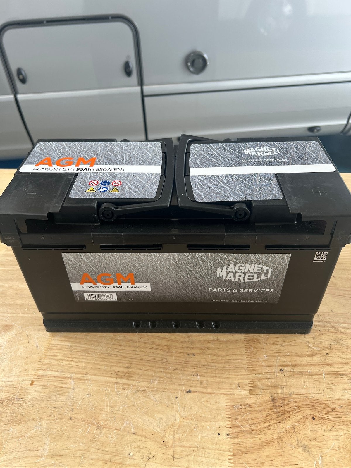 Splinternieuwe agm magnet marelli 95ah accu, Ophalen, Nieuw