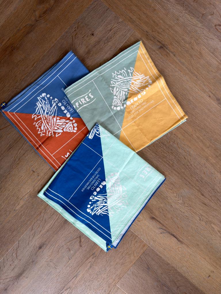 Fjallraven campfire bandana’s - 3 stuks, Ophalen of Verzenden, Zo goed als nieuw, Kleding
