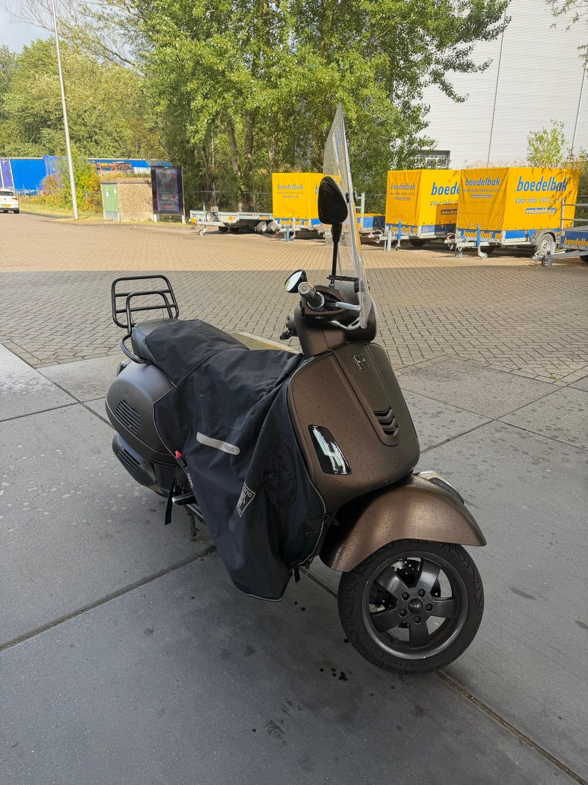 Vespa GTS 2017 marakech bruin, Fietsen en Brommers, Brommers | Vespa, Overige modellen, Maximaal 45 km/u, Nieuw, Ophalen of Verzenden