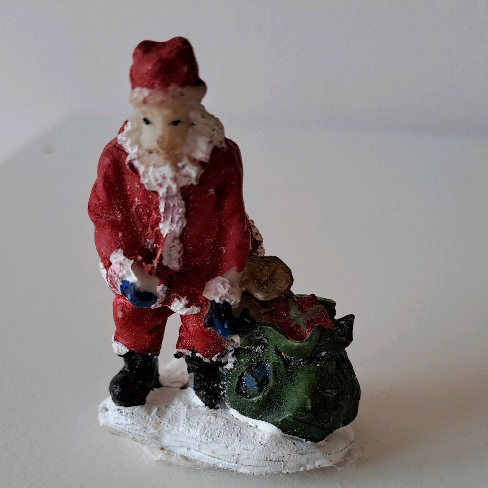 Kerstfiguur kerstman nr 2 voor Kerstdorp, Diversen, Kerst, Ophalen of Verzenden, Gebruikt