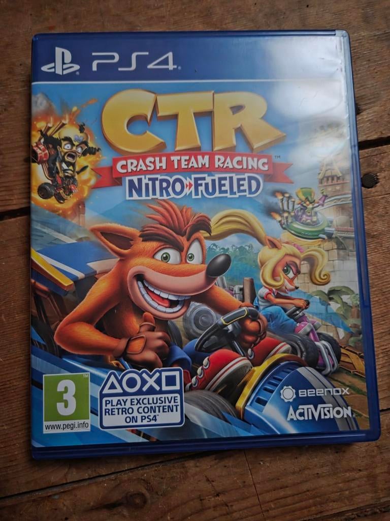 Crash Team Racing Nitro-Fueled PS4 - Raceplezier voor iedere, Racen en Vliegen, Ophalen of Verzenden, Zo goed als nieuw, Eén computer