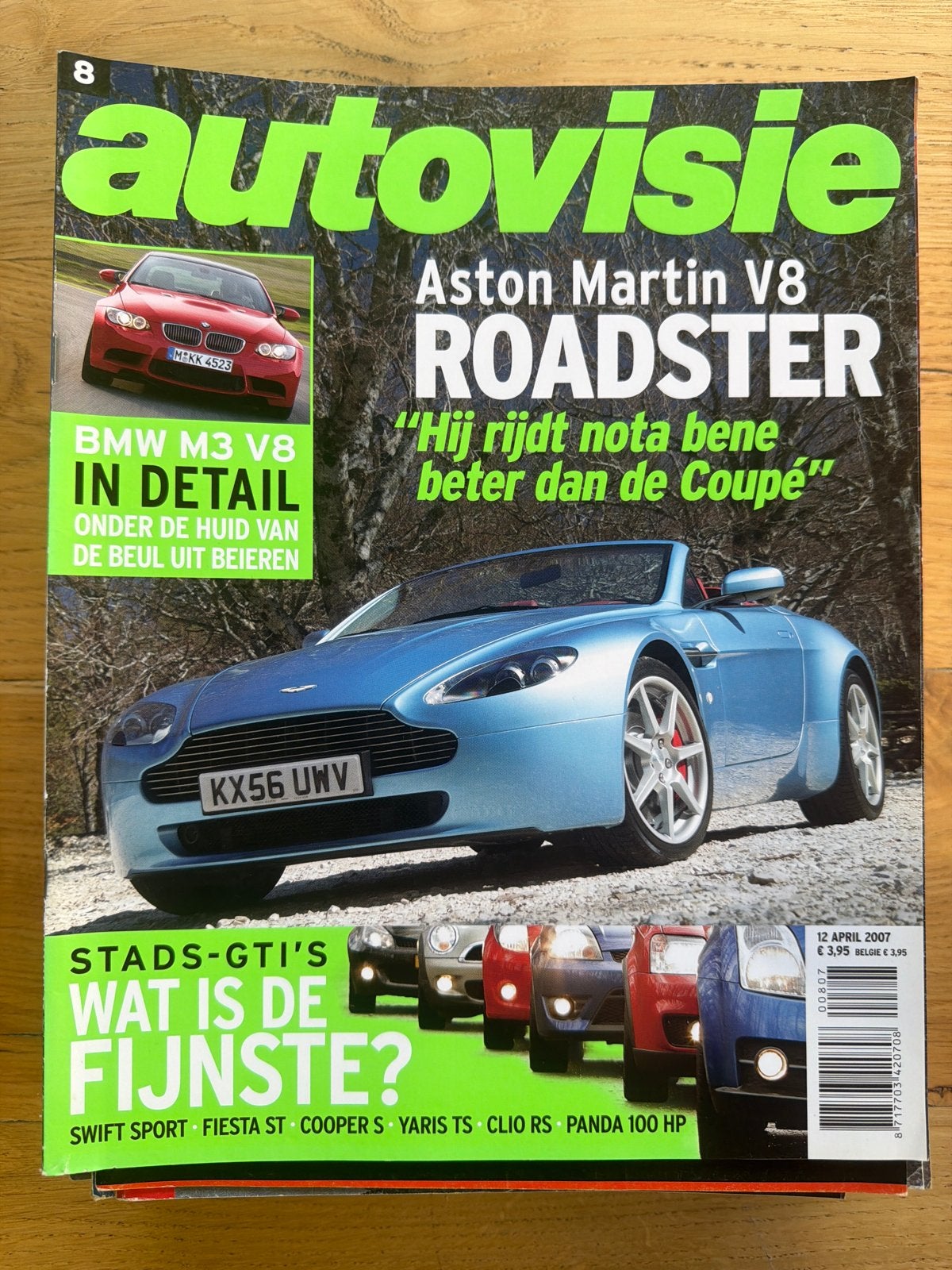 Autovisie Magazine - Aston Martin V8 Roadster & BMW M3 V8, Verzenden, Gelezen