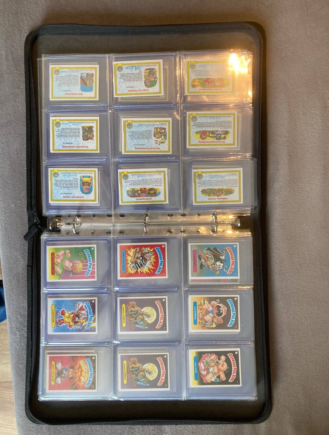 Garbage pail kids complete Belgische testset 44 kaarten, Ophalen, Nieuw