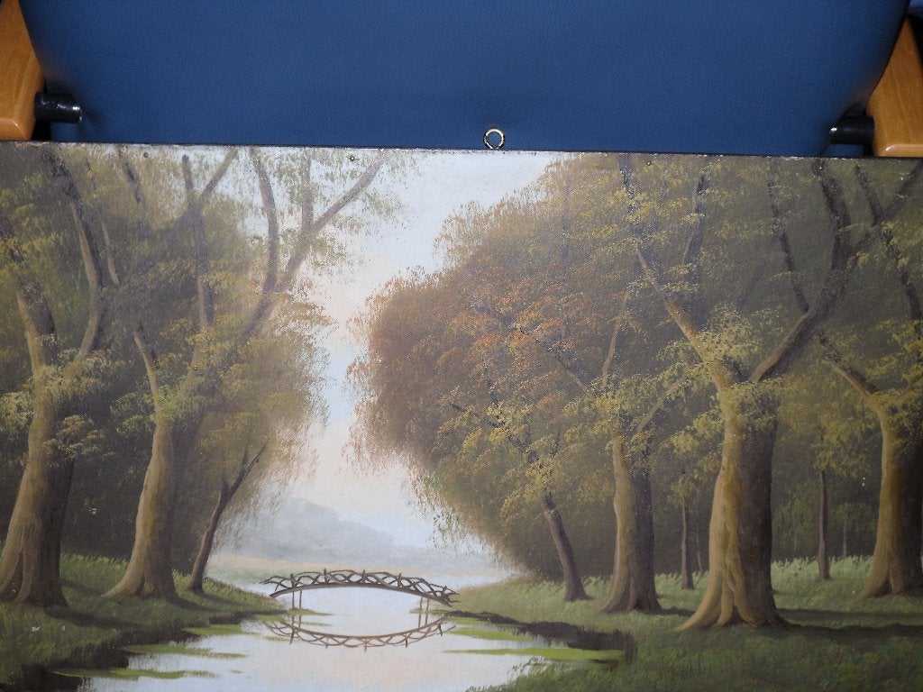 Schilderij op paneel 40x80cm, Antiek en Kunst, Kunst | Schilderijen | Klassiek, Paneel, Nederlandse school, Ophalen of Verzenden