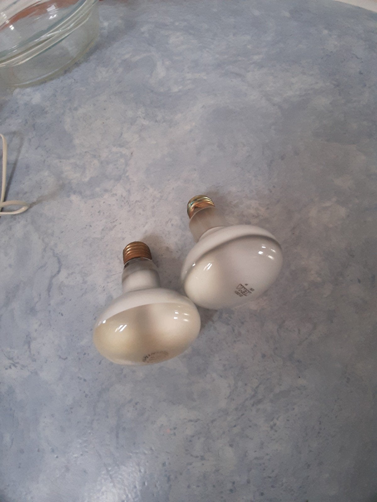 Twee reflector gloeilampen 60 Watt, Ophalen of Verzenden, E27 (groot), Led-lamp