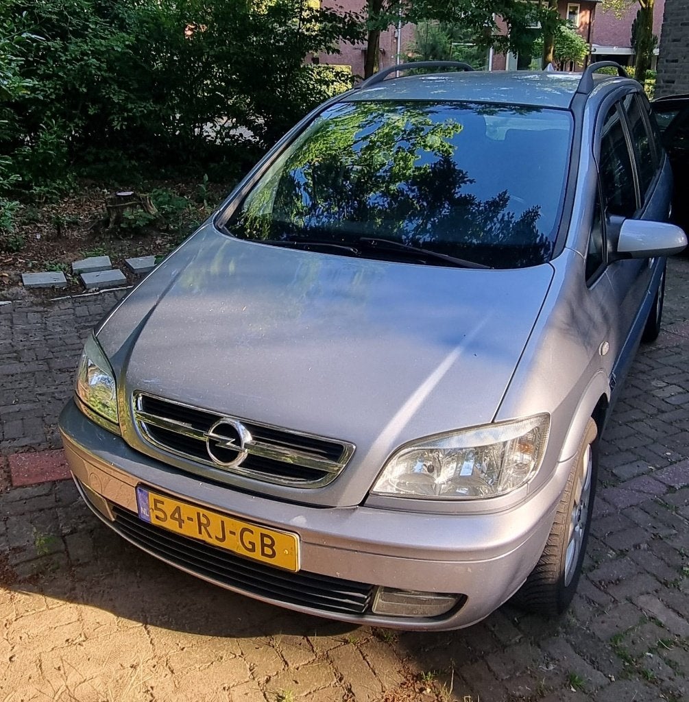 Opel Zafira 1.8 16V 2005 Grijs -NIEUWE APK-, 125 pk, 4 cilinders, Origineel Nederlands, Overige kleuren