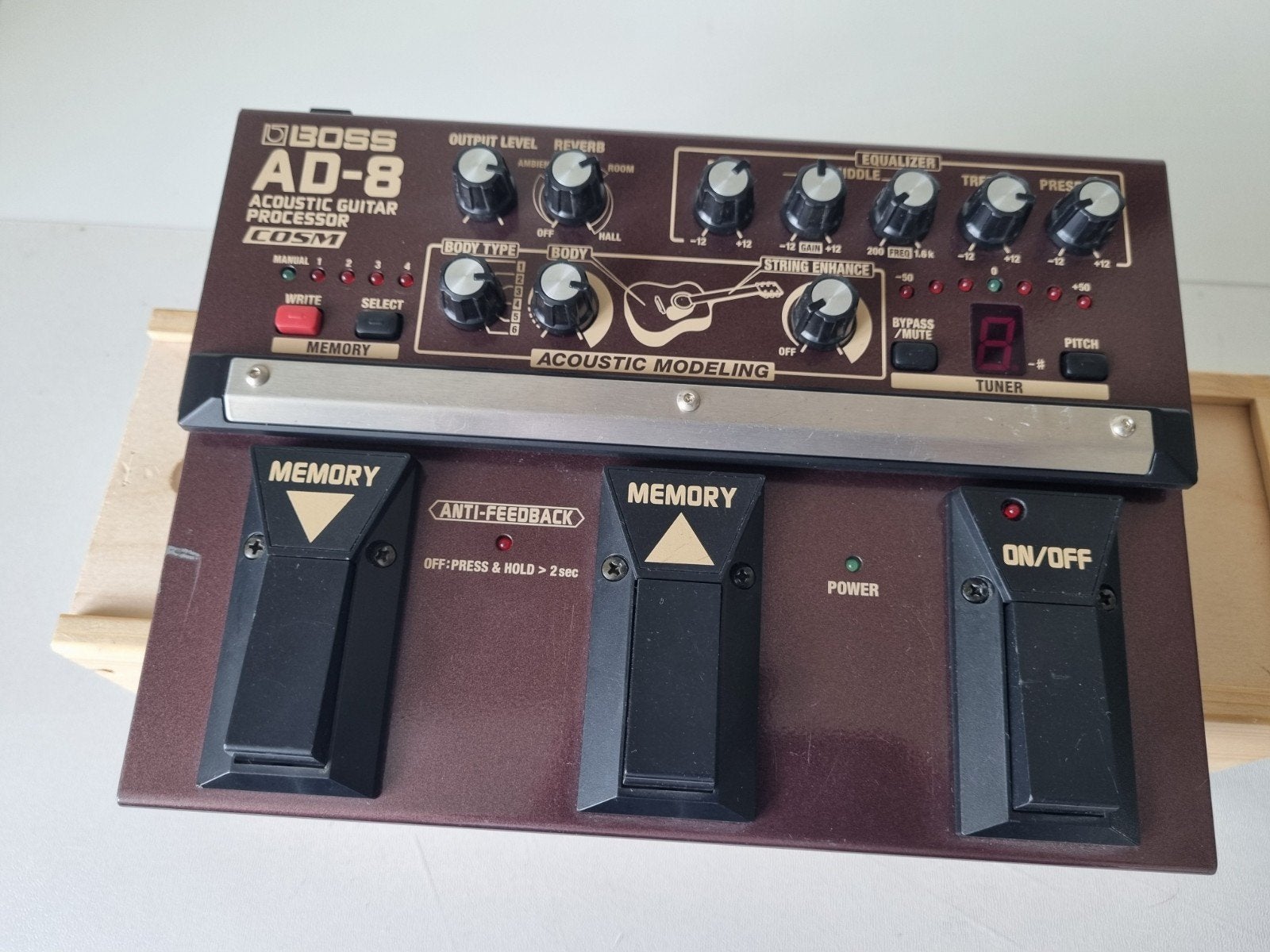 Boss AD-8 Acoustic Guitar Processor COSM, Muziek en Instrumenten, Effecten, Ophalen of Verzenden, Gebruikt, Multi-effect