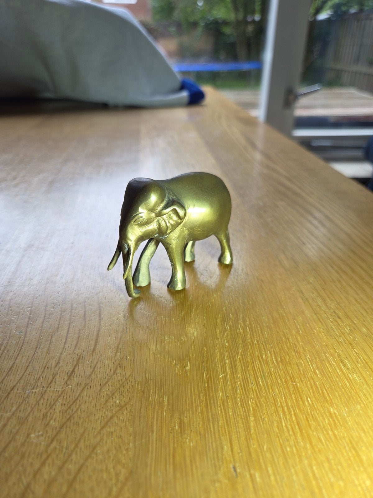 Messing Olifant Beeldje - Vintage Decoratie, Verzamelen, Ophalen of Verzenden