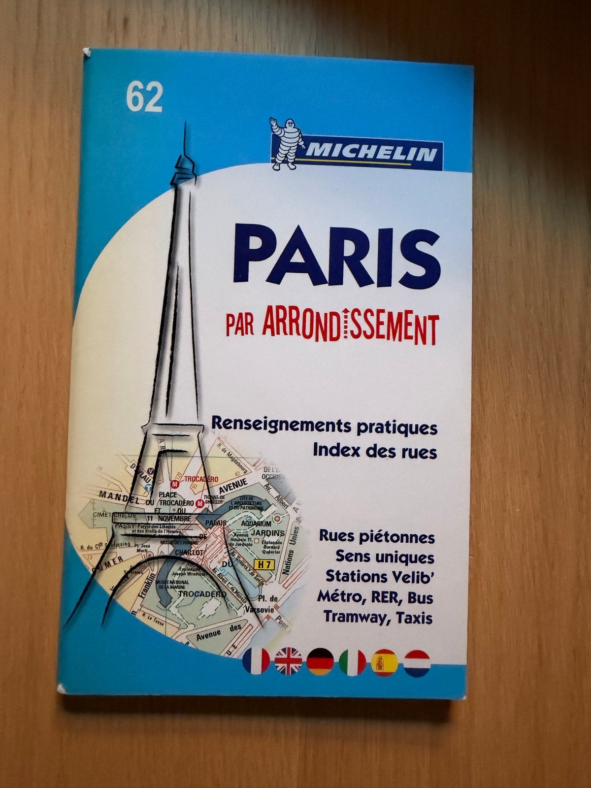 Michelin Parijs per arrondissement kaarten, Michelin, Europa, Ophalen of Verzenden, Zo goed als nieuw