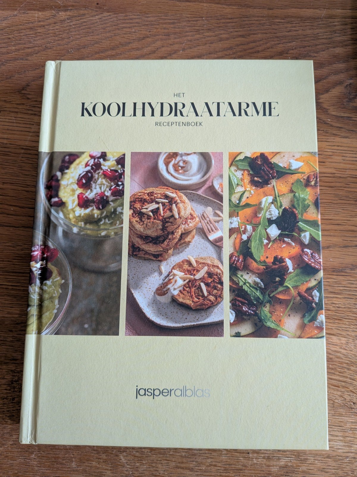 Jasper Alblas - Het koolhydraatarme receptenboek, Boeken, Ophalen of Verzenden, Zo goed als nieuw, Jasper Alblas