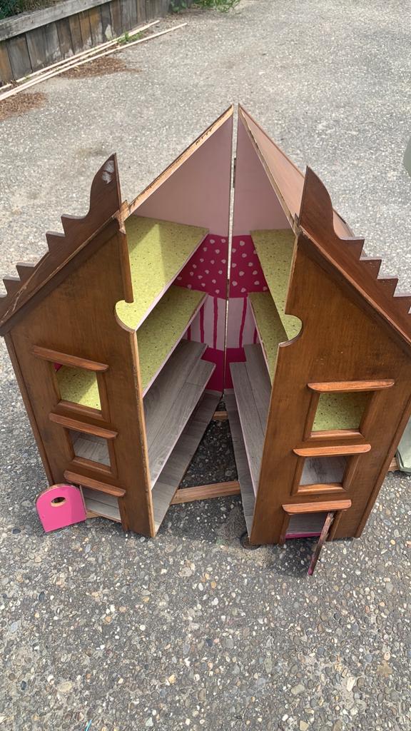 Vintage Poppenhuis, Ophalen, Gebruikt, Poppenhuis