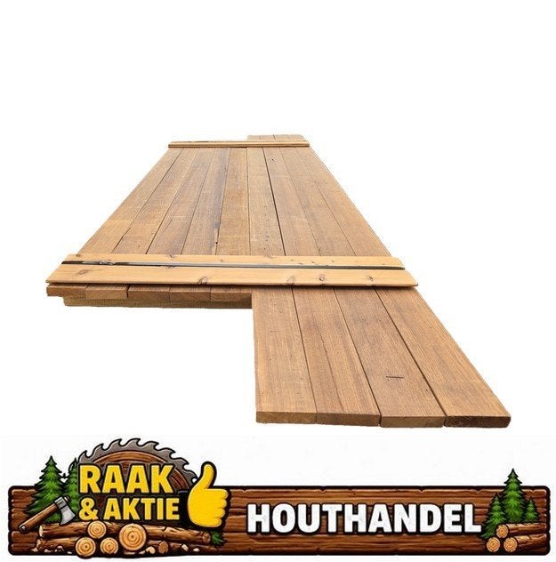 Hardhouten planken 25x100 mm - nr: HP18