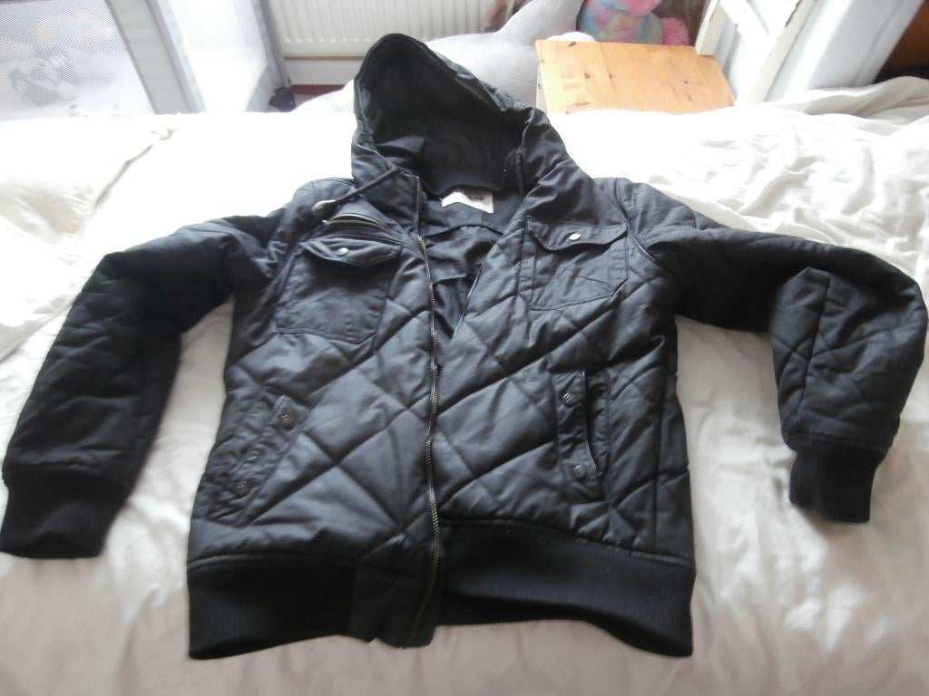 Winterjas zwart jas heren herenjas merk Chasin maat xl, Chasin, Zwart, Ophalen of Verzenden, Gedragen