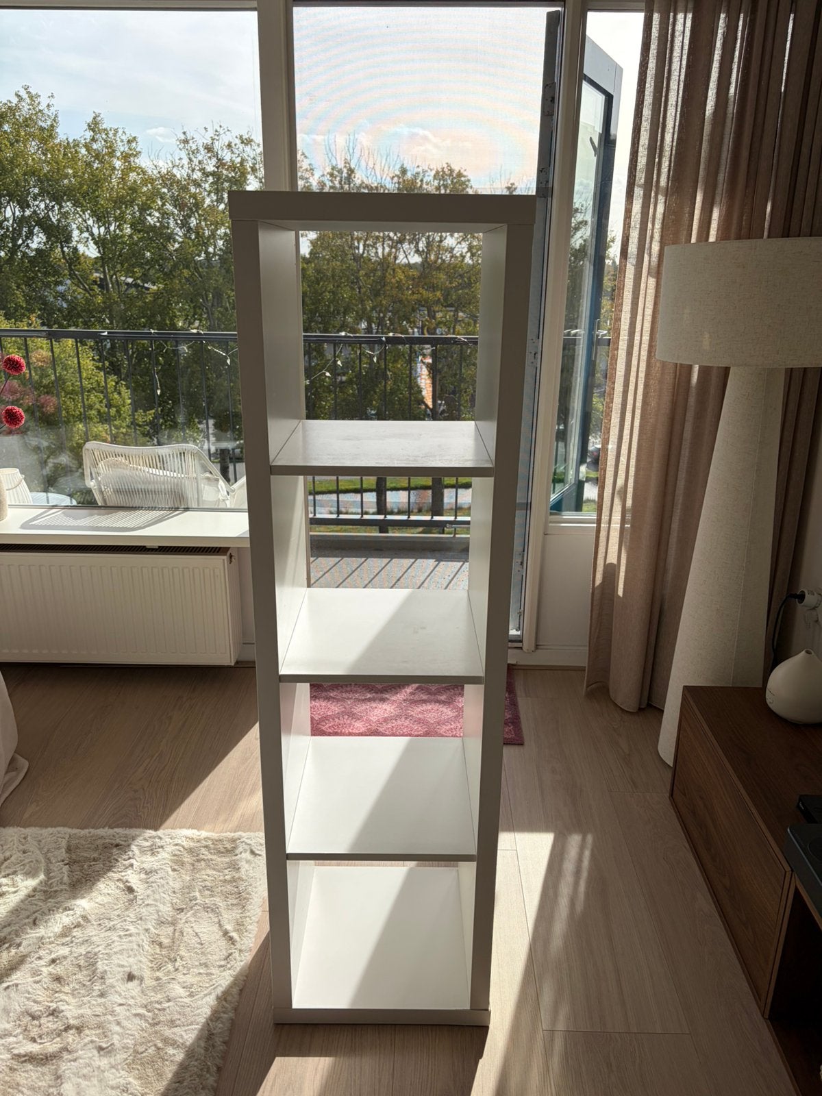 IKEA KALLAX Open Kast Wit (42x147 cm), Ophalen, Zo goed als nieuw, Minder dan 2 meter