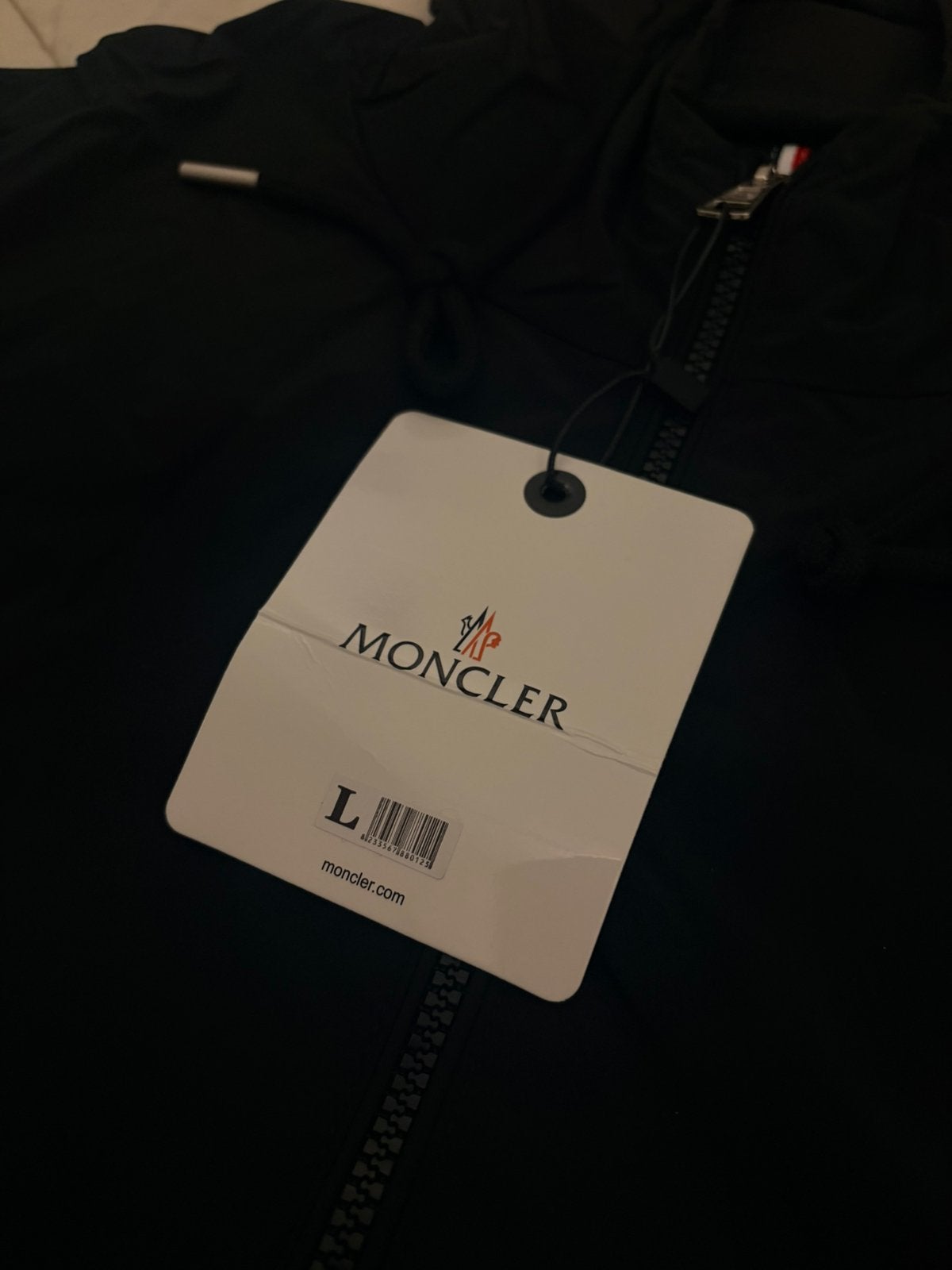 Moncler windbreaker M, Kleding | Heren, Jassen | Zomer, Verzenden, Nieuw, Maat 48/50 (M), Zwart