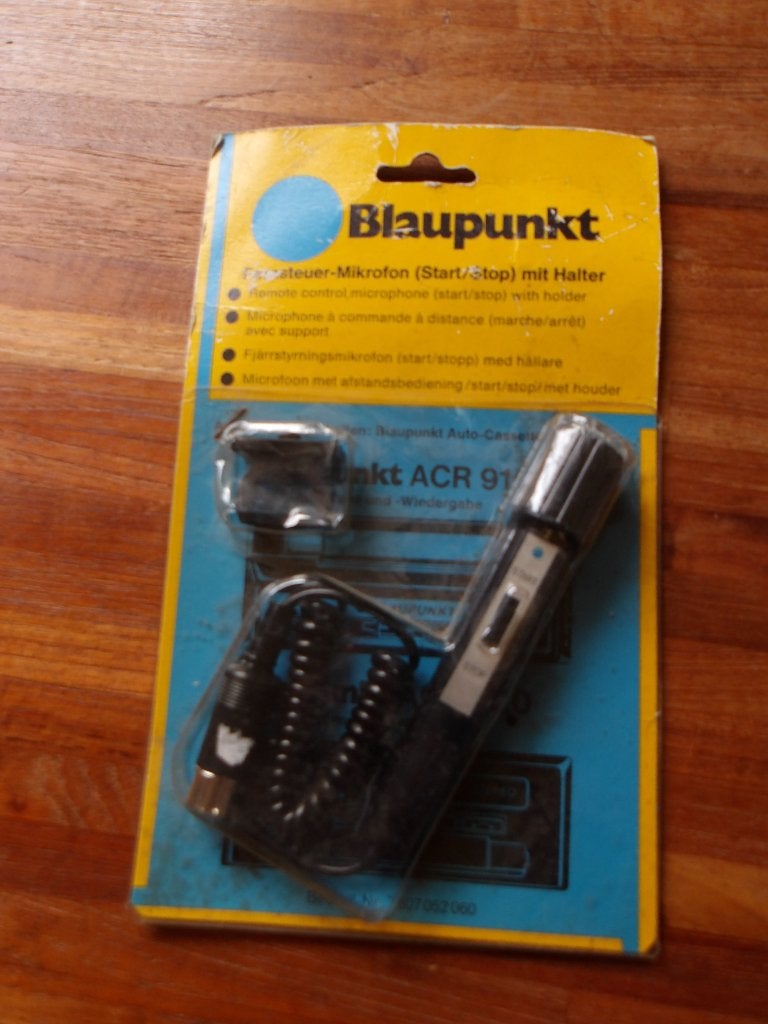 Blaupunkt  ACR 910 microfoon auto-cassette Old timer nieuw, Ophalen of Verzenden, Huis en Inrichting