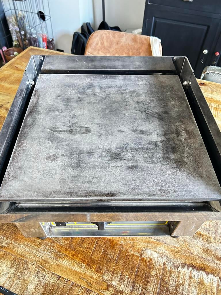 Professionele elektrische bakplaat - Gebruikt, Witgoed en Apparatuur, Grillplaten, Ophalen of Verzenden, Gebruikt, Tafelgrill