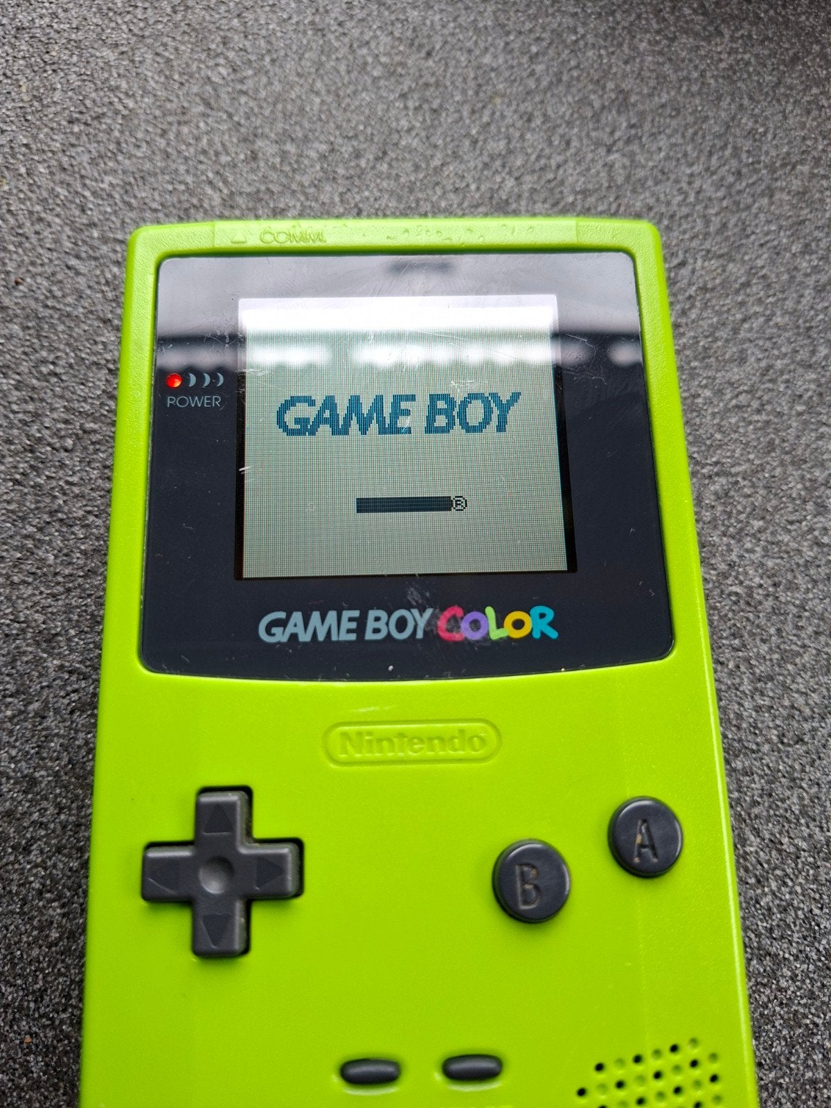 Nintendo Game Boy Color - Limegroen, Spelcomputers en Games, Spelcomputers | Nintendo Game Boy, Ophalen of Verzenden, Gebruikt