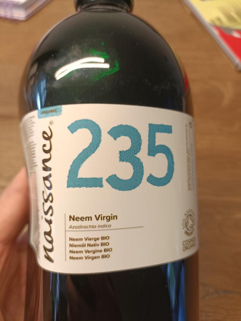 Naissance Biologische Neemolie Virgin 235ml, Ophalen of Verzenden, Overige typen